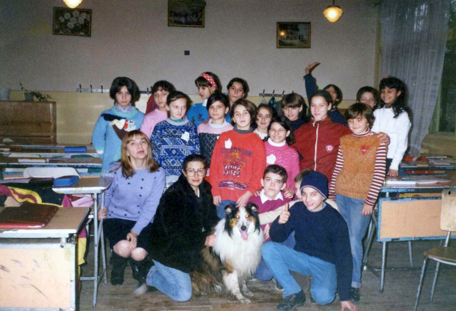 spina bifida. Andreea în școala generală