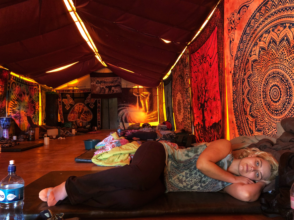 ayahuasca. participanți la un ritual