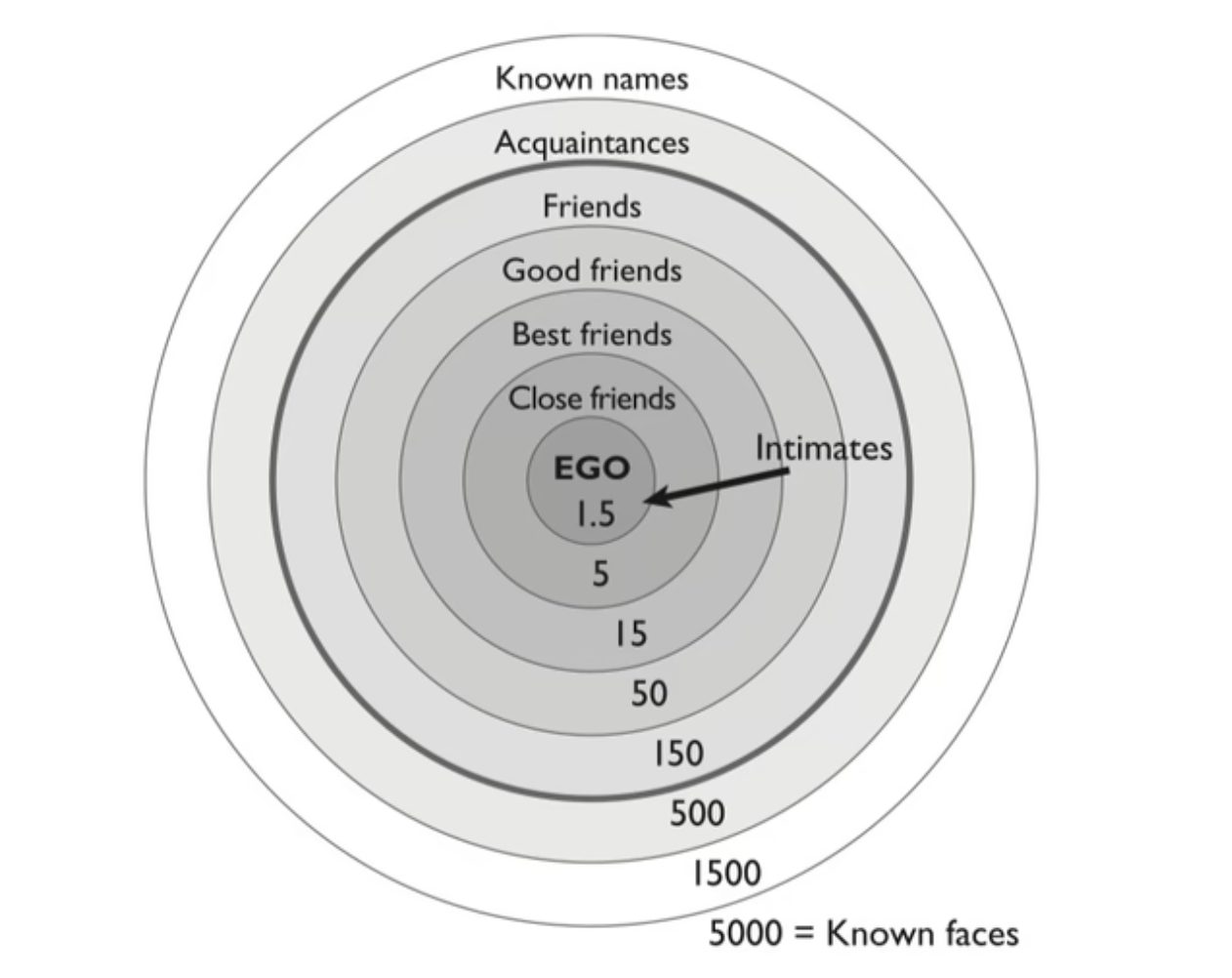 The circles of friendship (Courtesy of Little, Brown)