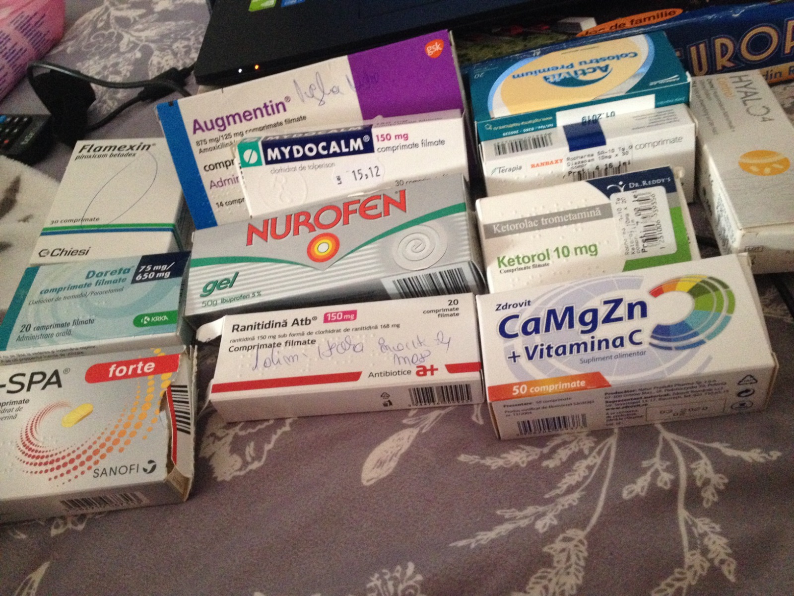 parapareză spastică medicamente durere