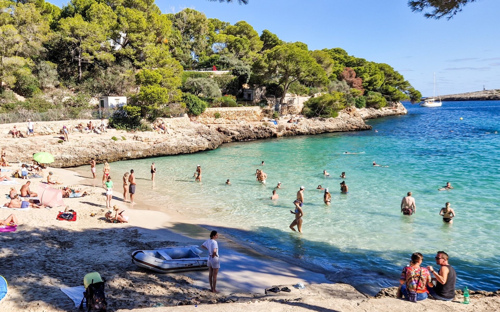 Plaja Cala Pi, Mallorca, la 1 octombrie 2024