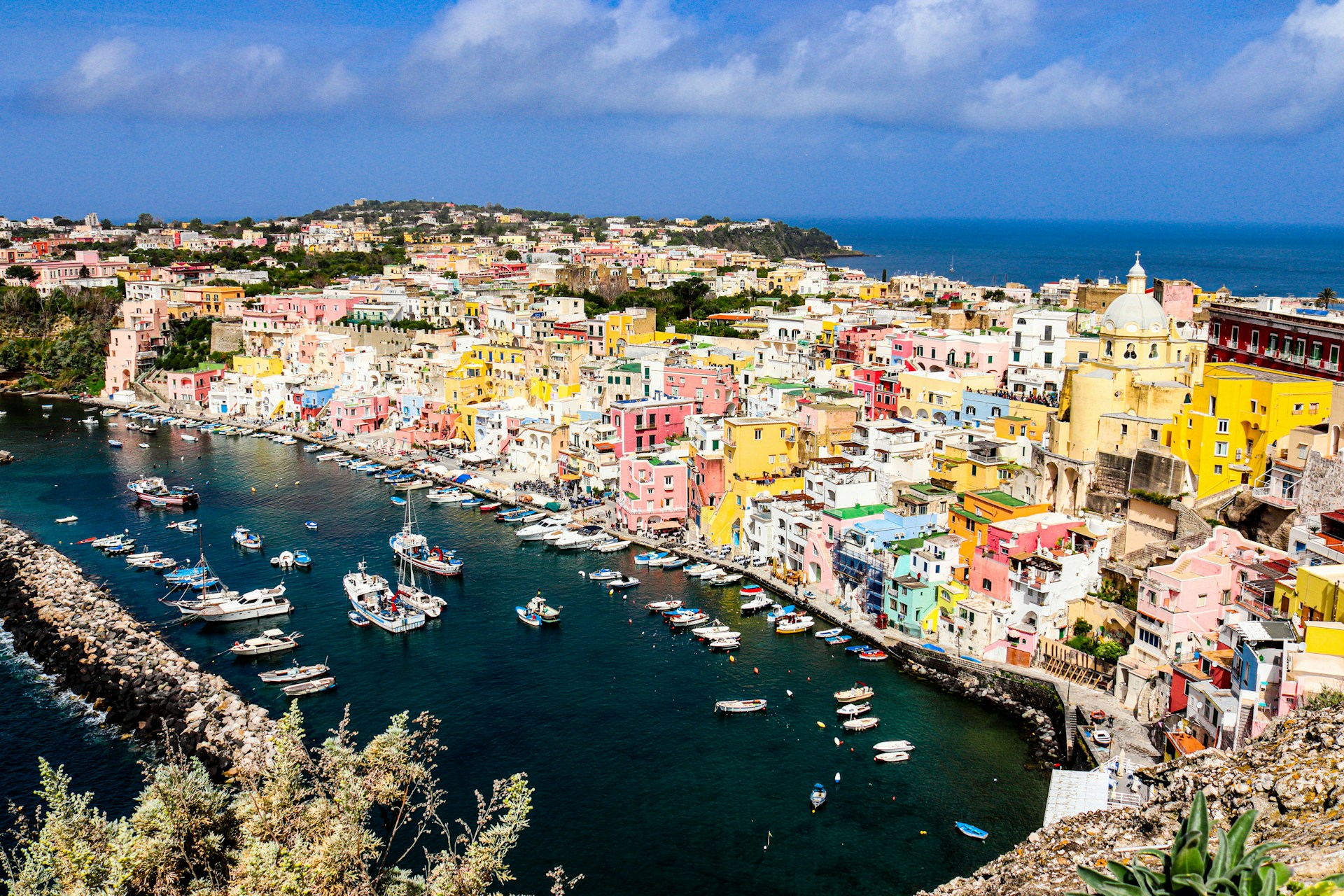 Procida, o explozie de culori. Foto: Unsplash